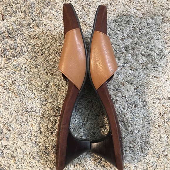 Franco Sarto Brown Leather Sandals - Picture 4 of 7
